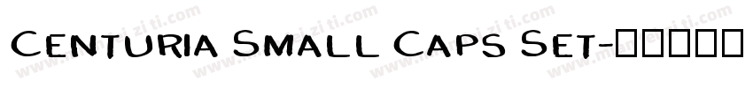 Centuria Small Caps Set字体转换
